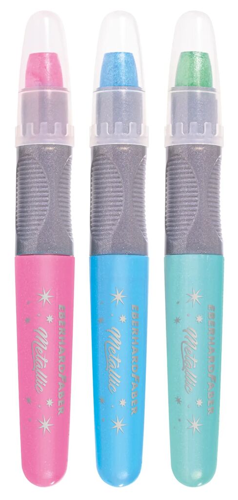 SET COLORARE PAR CREIOANE METALIZATE + PIEPTAN EBERHARD FABER