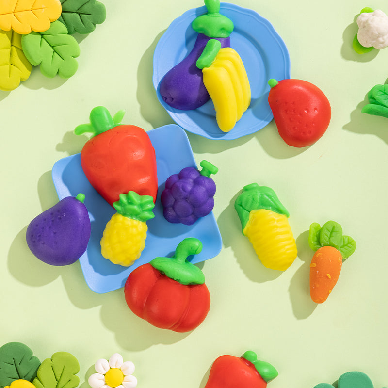 SET CREATIV PLASTILINA + 14 ACCESORII PIZZA, PASTA AND VEGGIE PARTY DELI