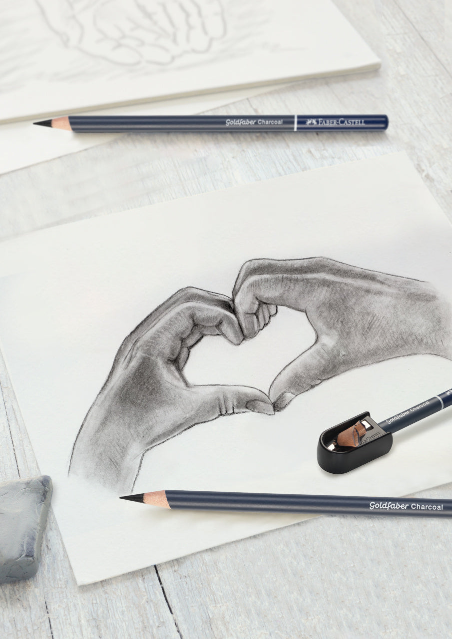 SET DESEN CARBUNE 8 BUC FABER-CASTELL