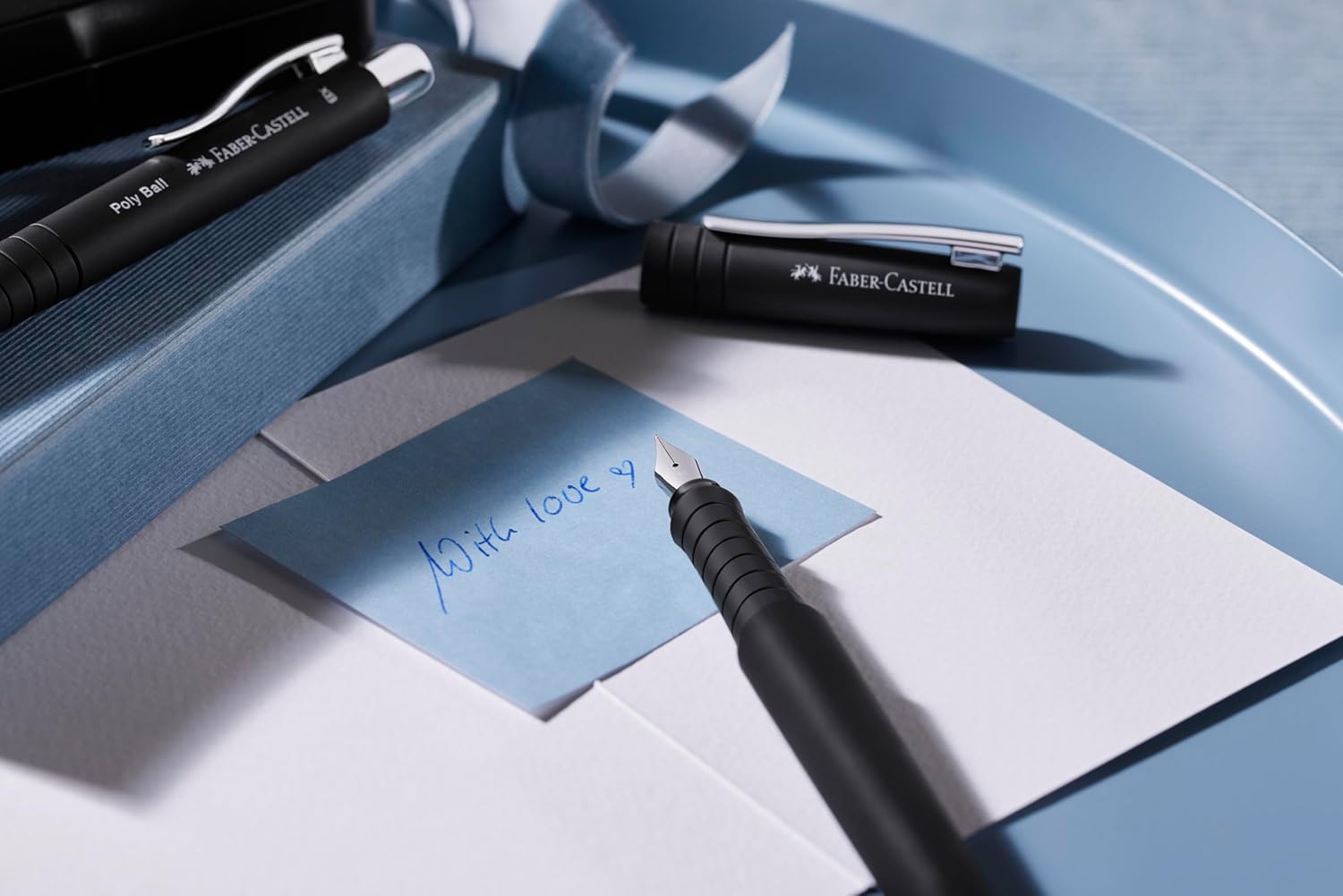 SET STILOU B + PIX XB POLY NEGRU FABER-CASTELL