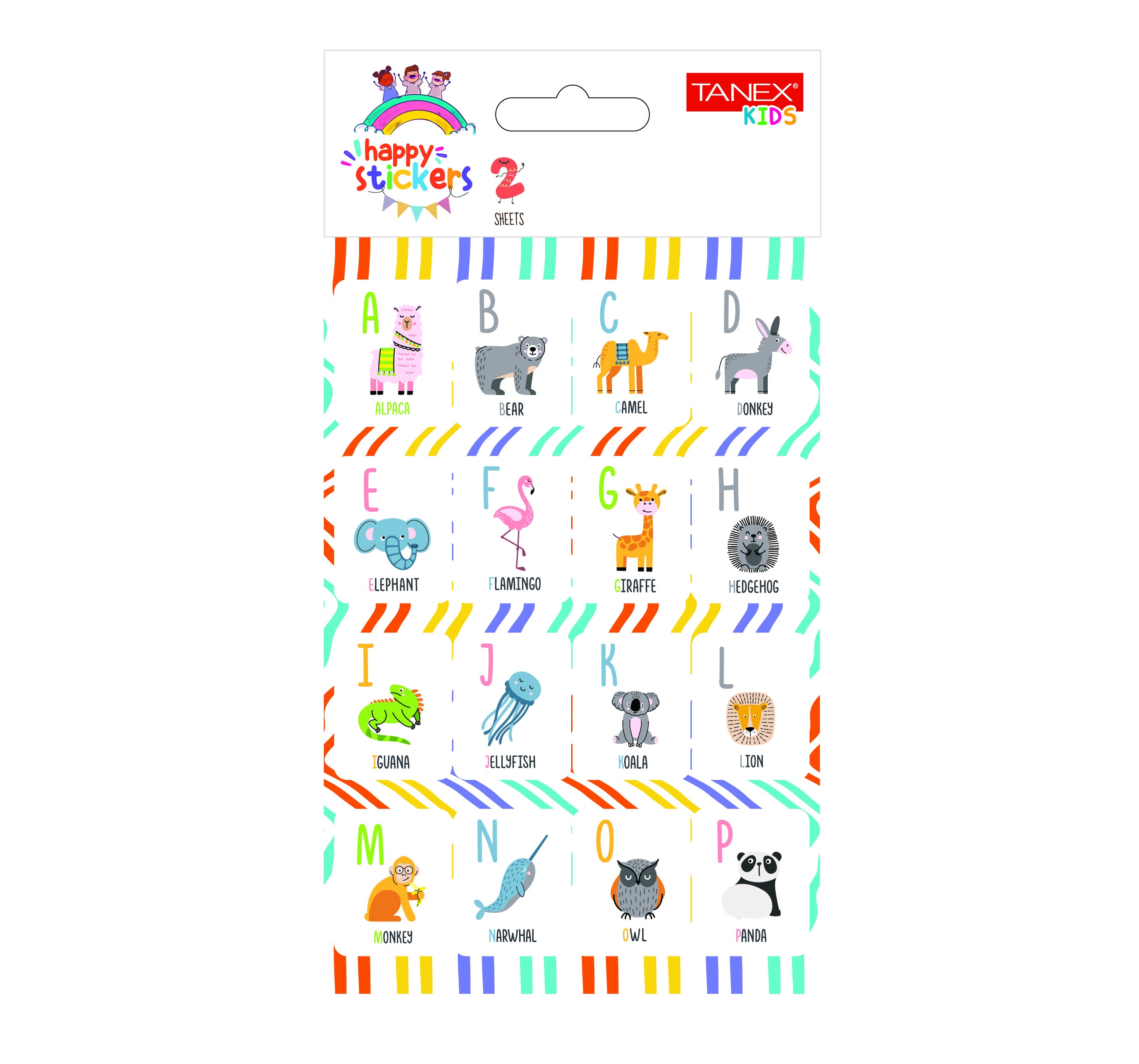 STICKER LITERE MARI 2/SET MTC-103 TANEX