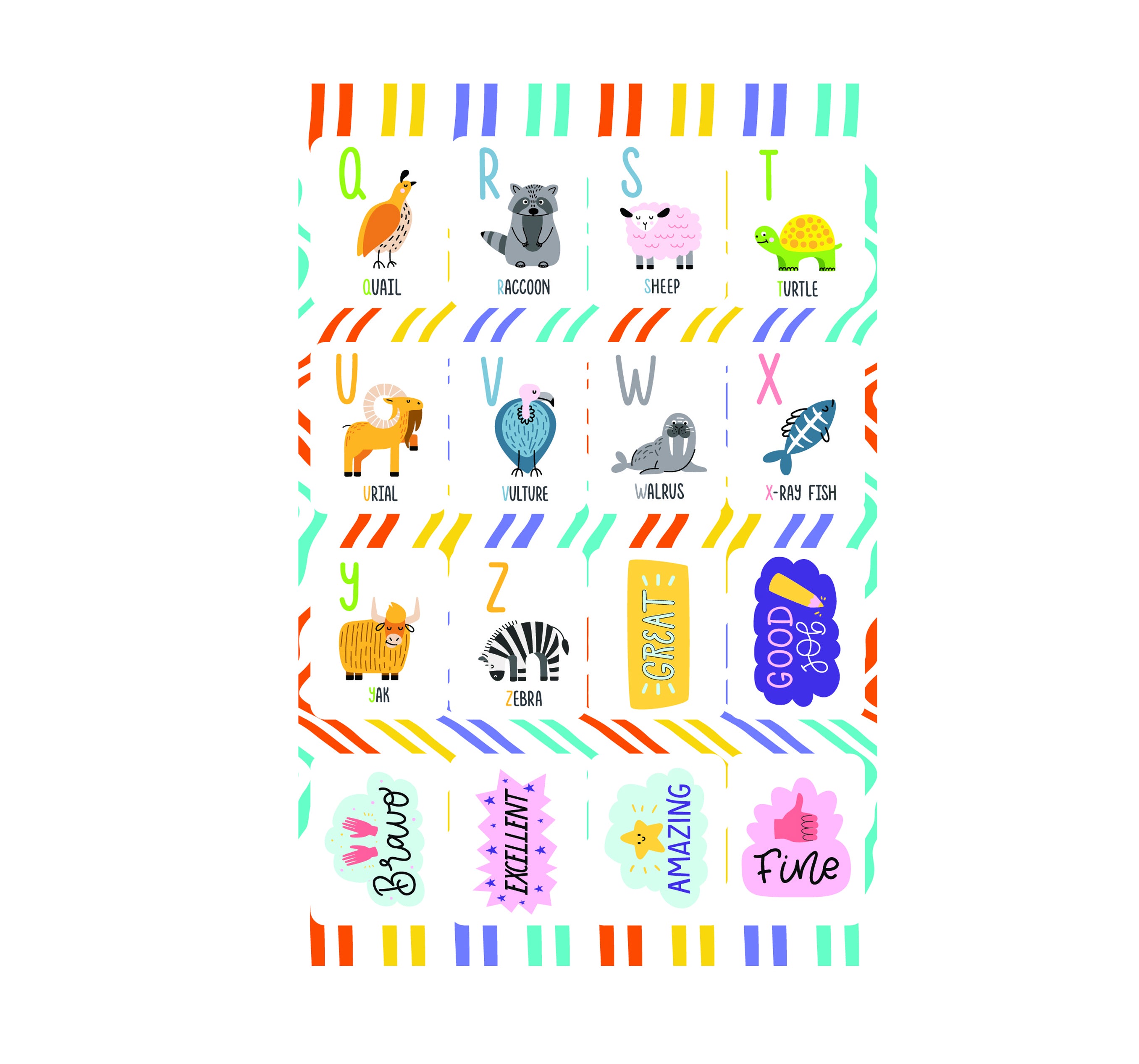 STICKER LITERE MARI 2/SET MTC-103 TANEX