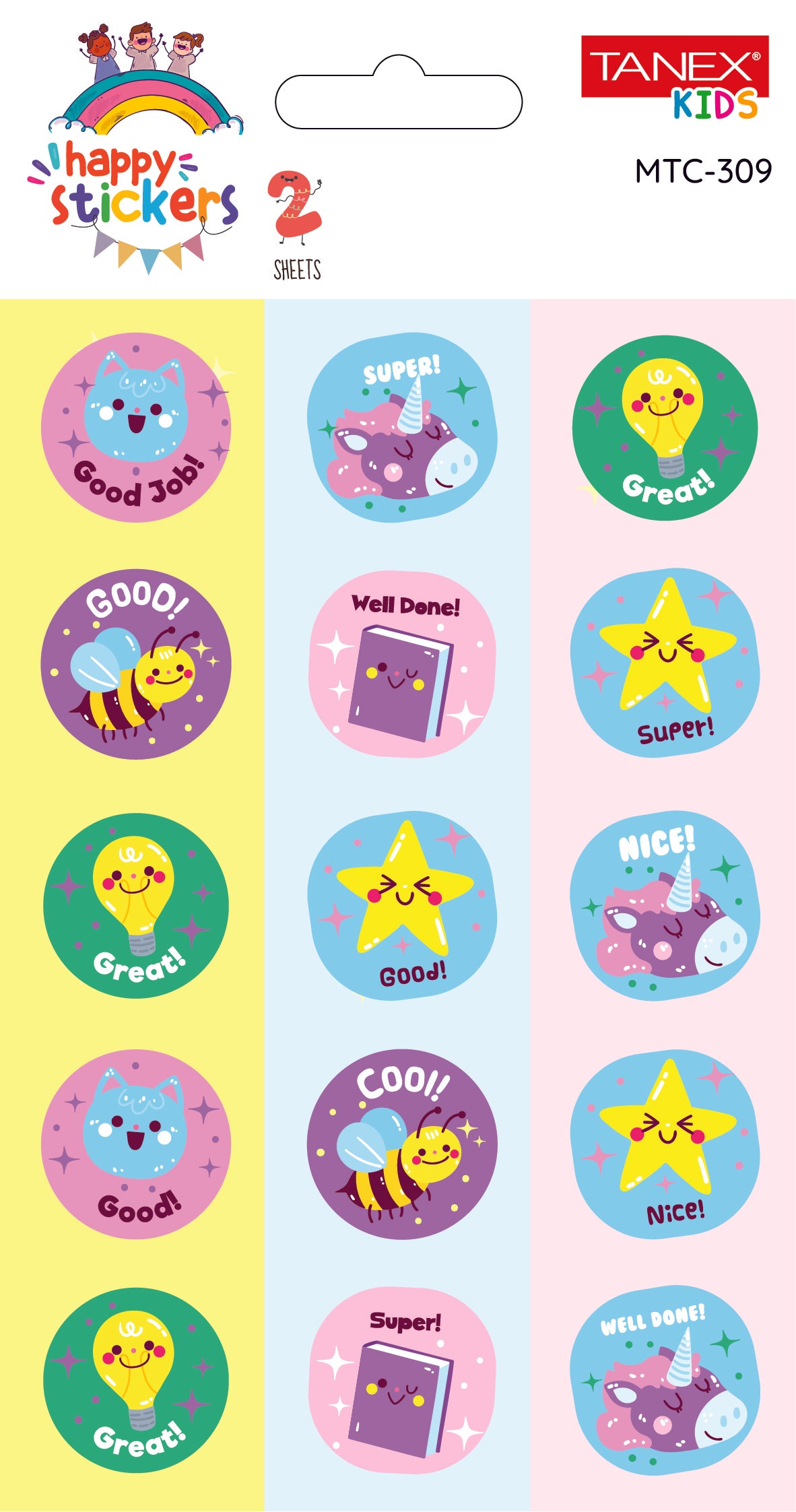 STICKER RECOMPENSE GOOD JOB 2/SET MTC-309 TANEX