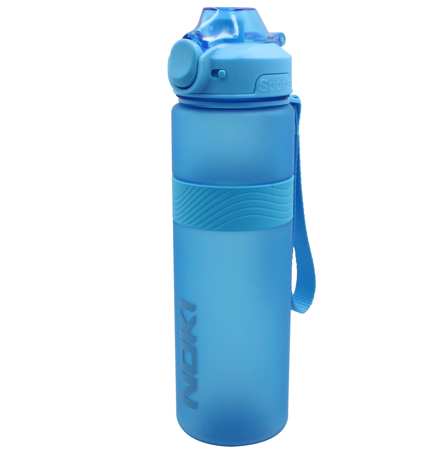 STICLA APA PETG SOFT TOUCH 1000ML CU DESCHIDERE AUTOMATA SI MANER TRANSPORT T-0117 NOKI