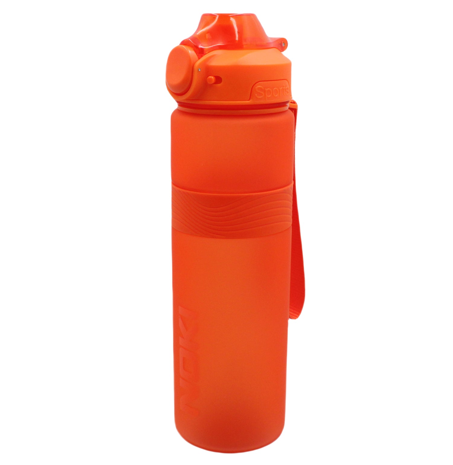 STICLA APA PETG SOFT TOUCH 1000ML CU DESCHIDERE AUTOMATA SI MANER TRANSPORT T-0117 NOKI