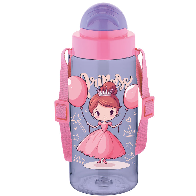 STICLA APA PT COPII TRITAN 500ML CU PAI SI CUREA TRANSPORT T-0107 NOKI