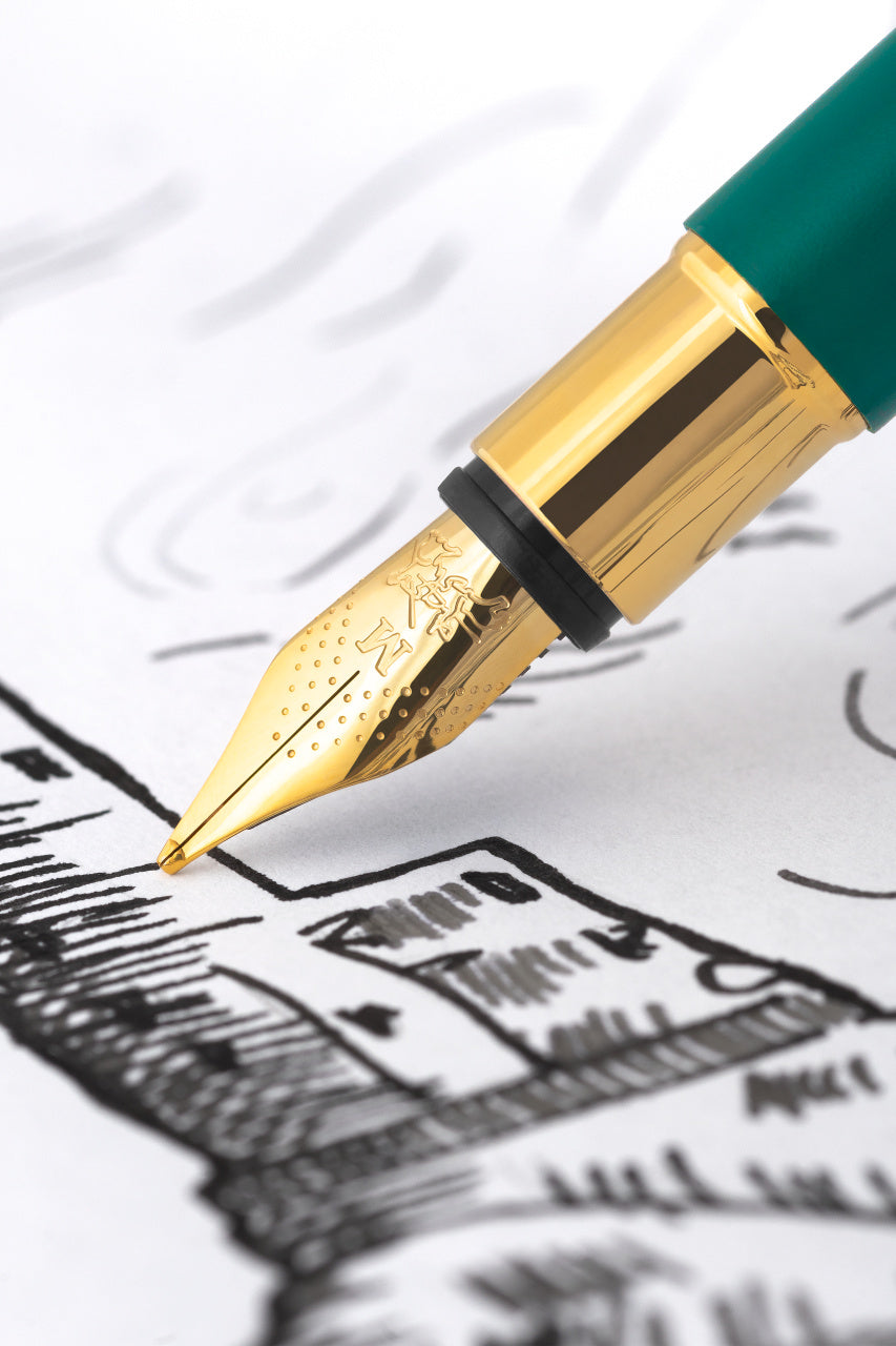 STILOU NEO SLIM VERDE FOREST GOLD F FABER-CASTELL