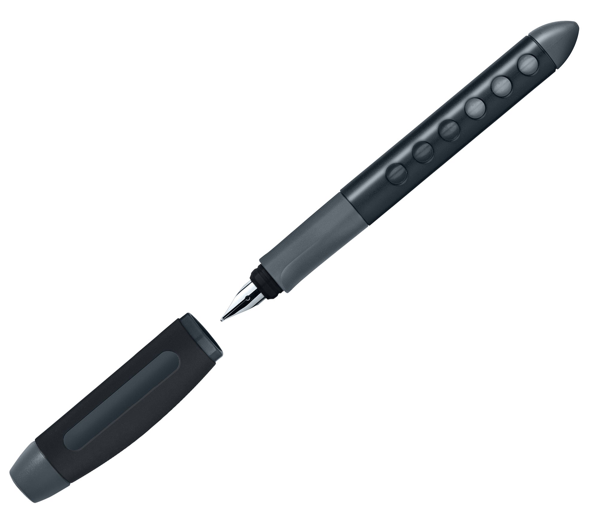 STILOU SCOLAR SCRIBOLINO NEGRU STANGACI FABER-CASTELL