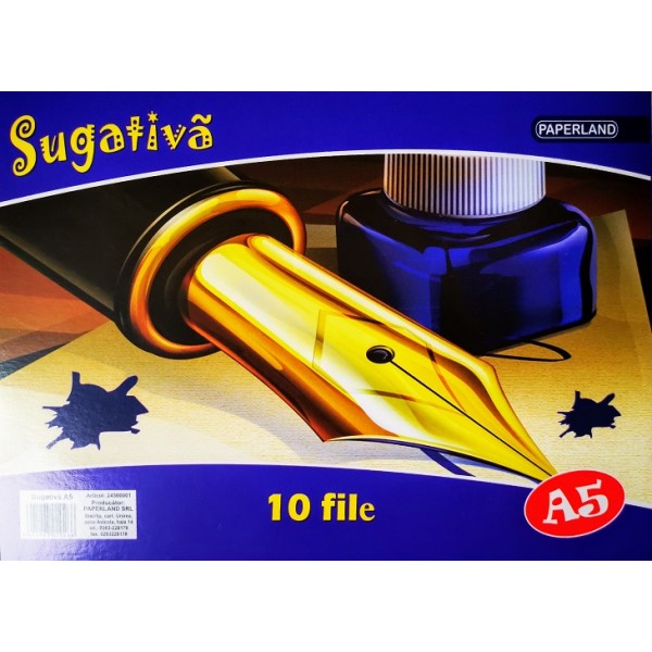 SUGATIVA A5 SET 10 COLI