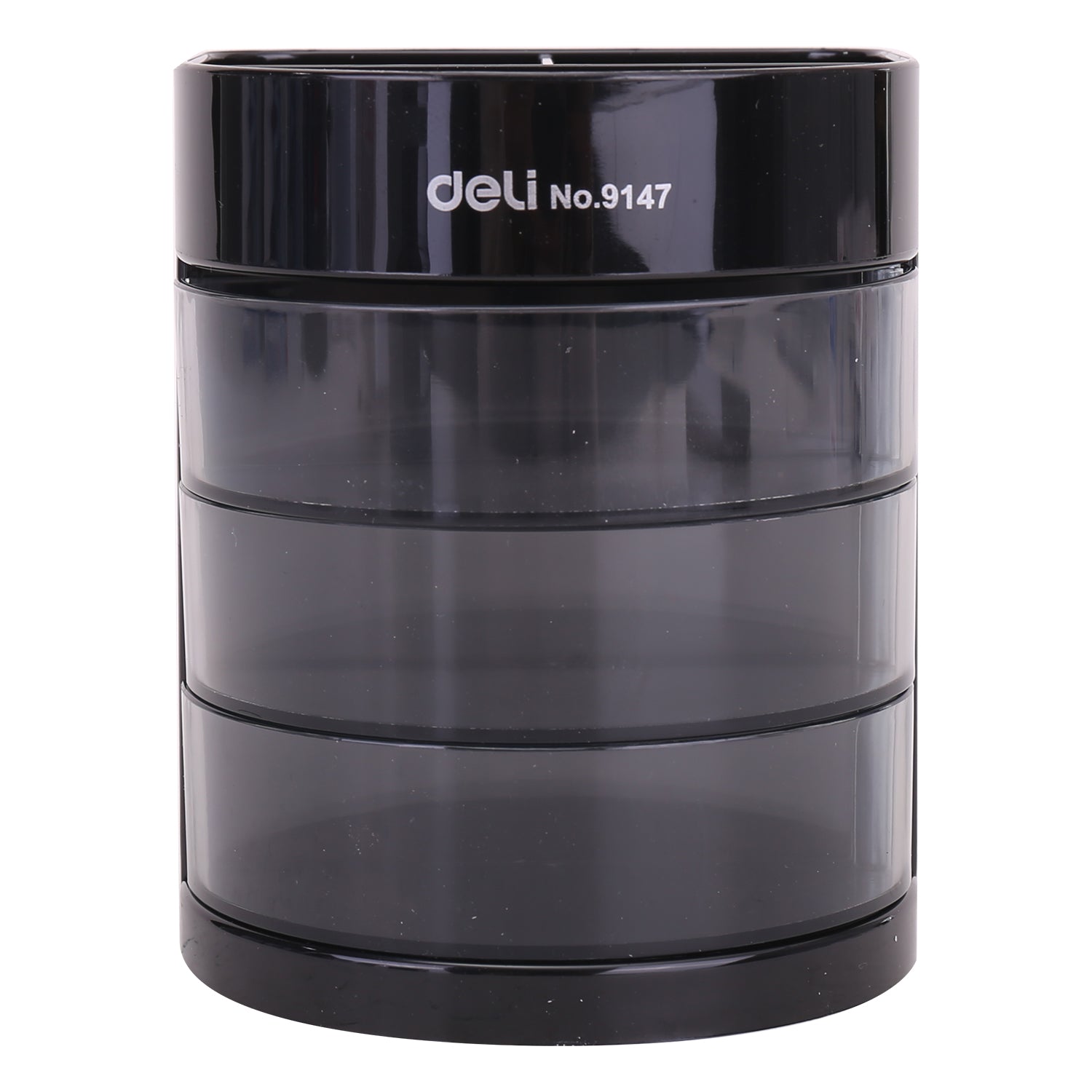 SUPORT BIROU 6 COMPARTIMENTE NEGRU DELI