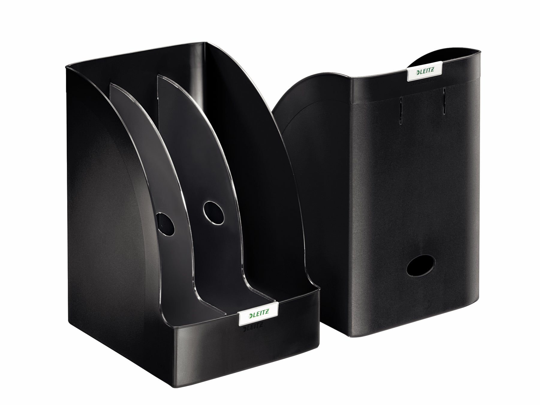 SUPORT DOCUMENTE PLASTIC 3 COMPARTIMENTE NEGRU LEITZ