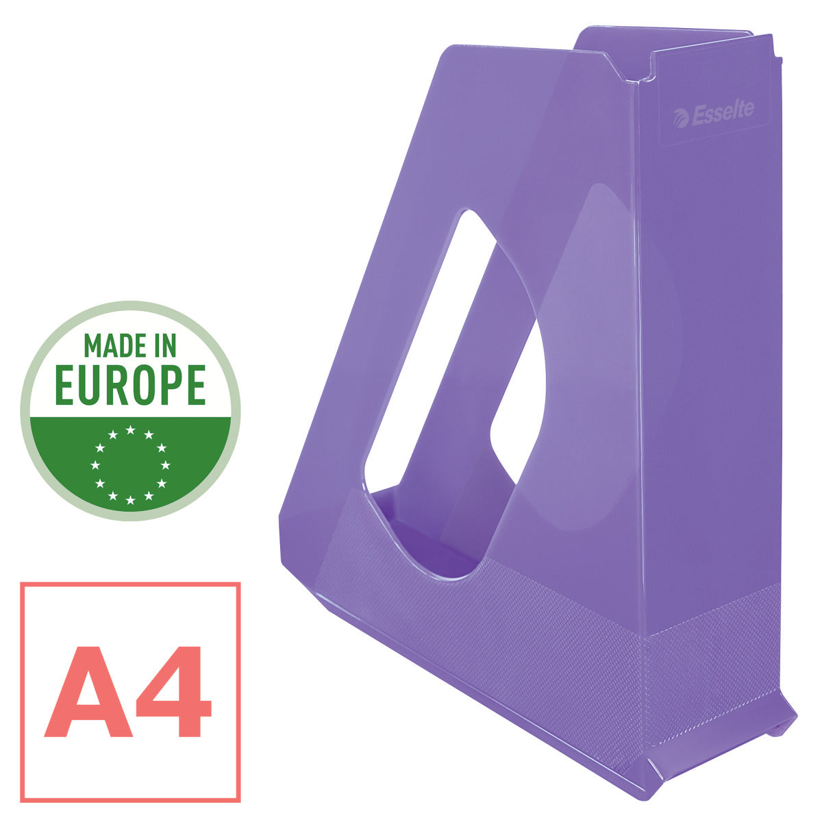 SUPORT DOCUMENTE PLASTIC LAVANDA RECICLABIL COLOUR'BREEZE ESSELTE