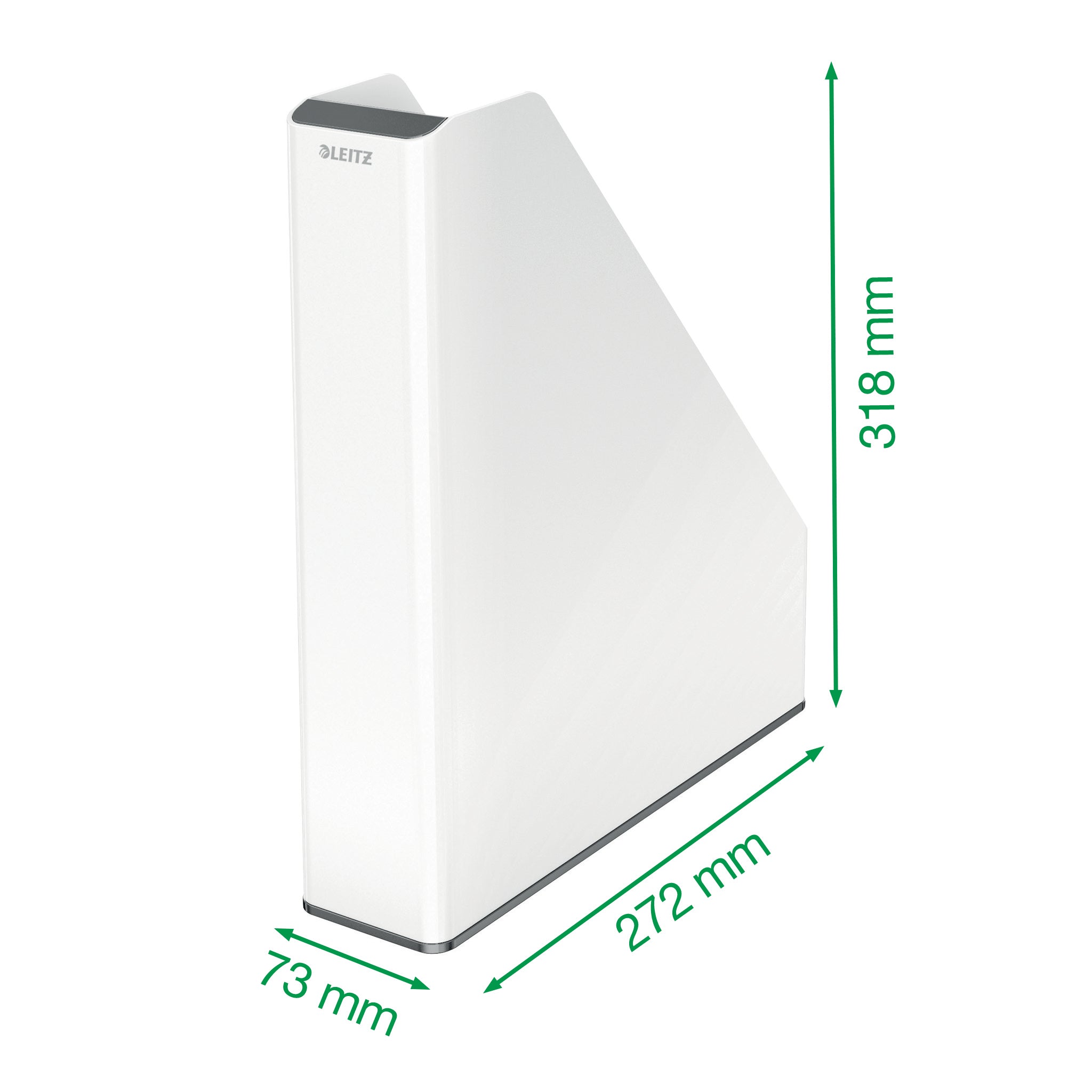 SUPORT DOCUMENTE PLASTIC ROSU METALIZAT/ALB WOW LEITZ