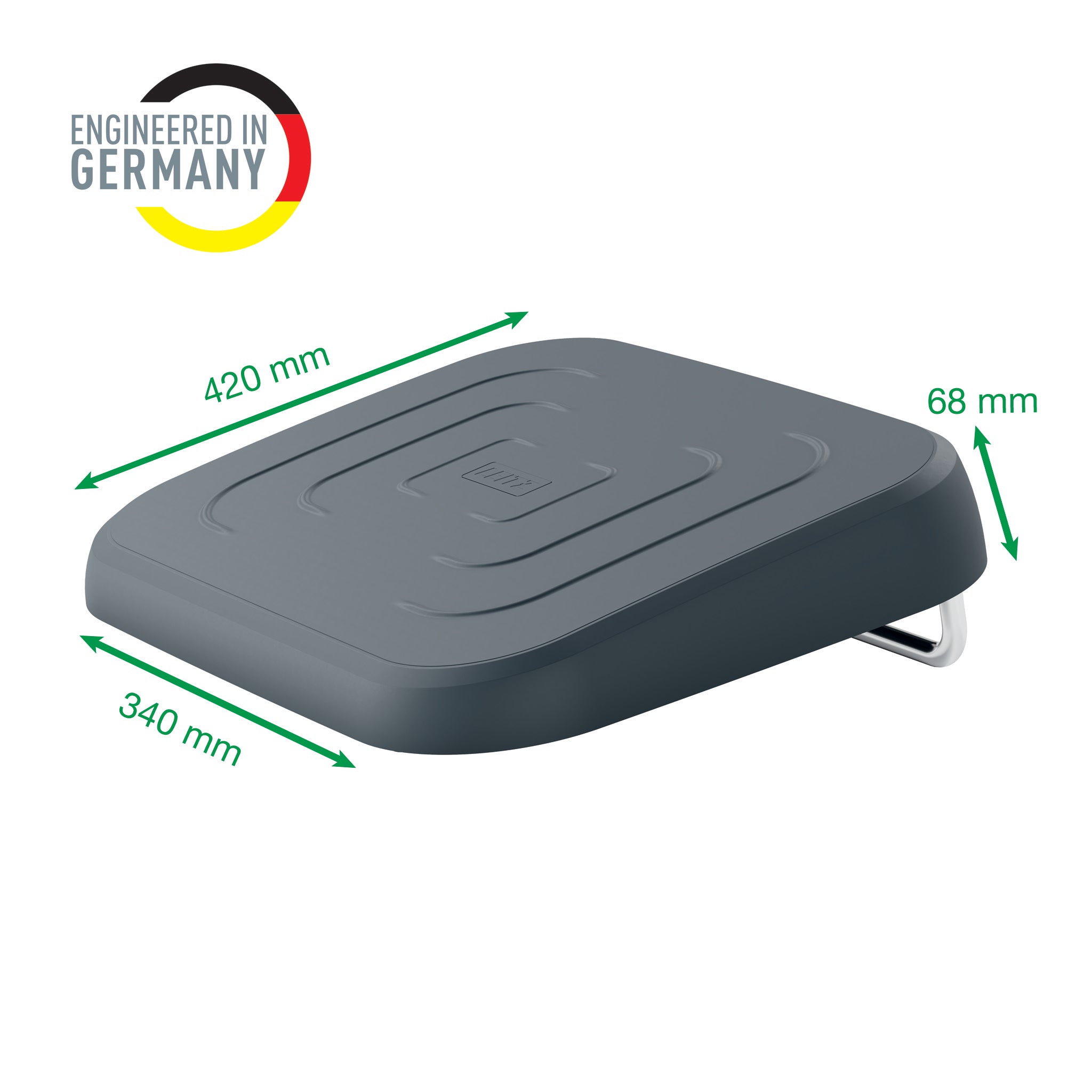 SUPORT ERGONOMIC PENTRU PICIOARE AJUSTABIL GRI-CARBUNE ERGO LEITZ