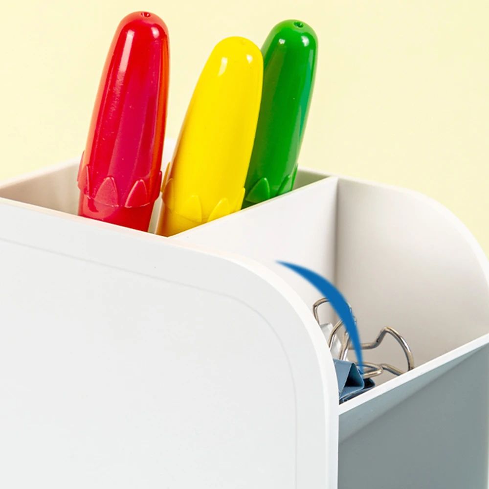 SUPORT INSTRUMENTE DE SCRIS 4 COMPARTIMENTE ALB DELI