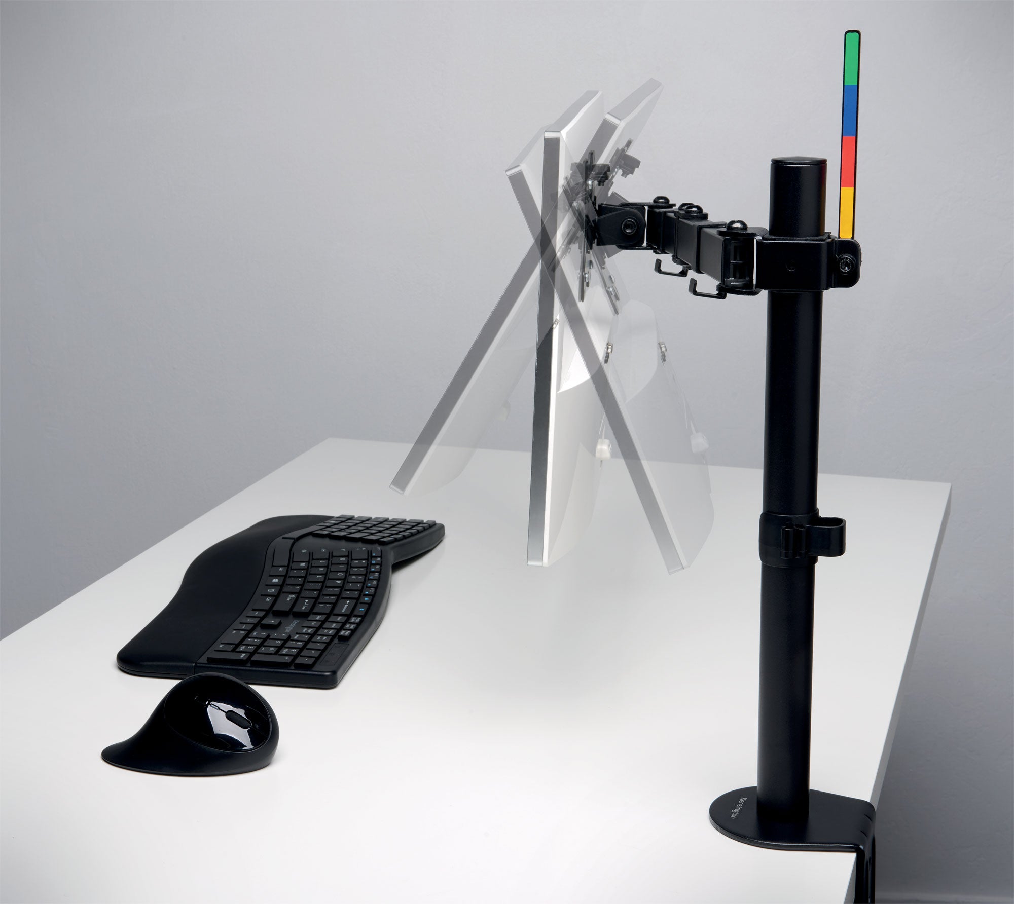 SUPORT MONITOR SMARTFIT BRAT AJUSLABIL NEGRU KENSINGTON