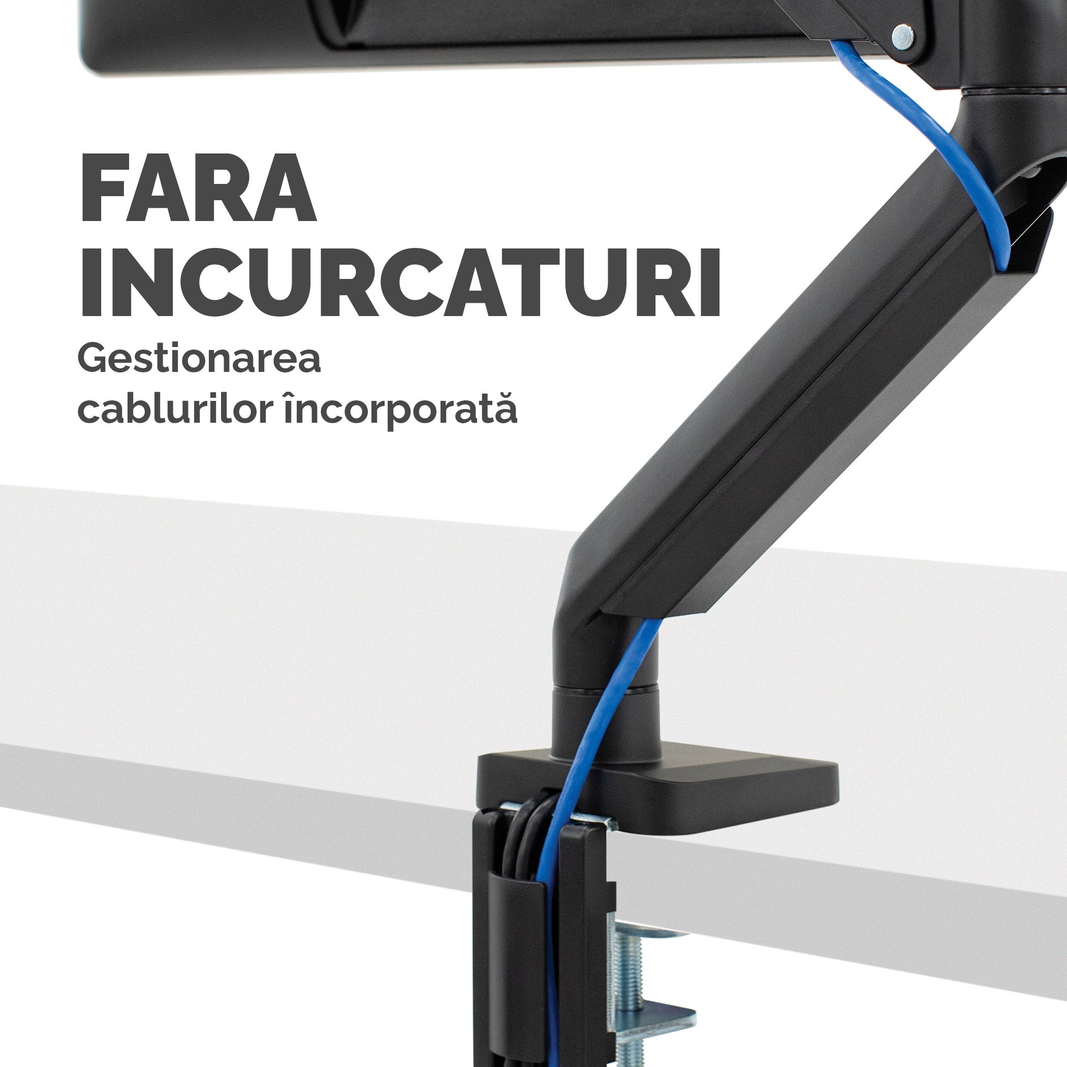 SUPORT MONITOR 1 BRAT NEGRU PLATINIUM FELLOWES