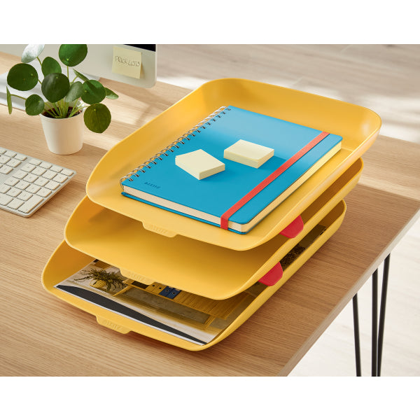TAVITA DOCUMENTE GALBEN CHIHLIMBAR 3/SET COSY LEITZ