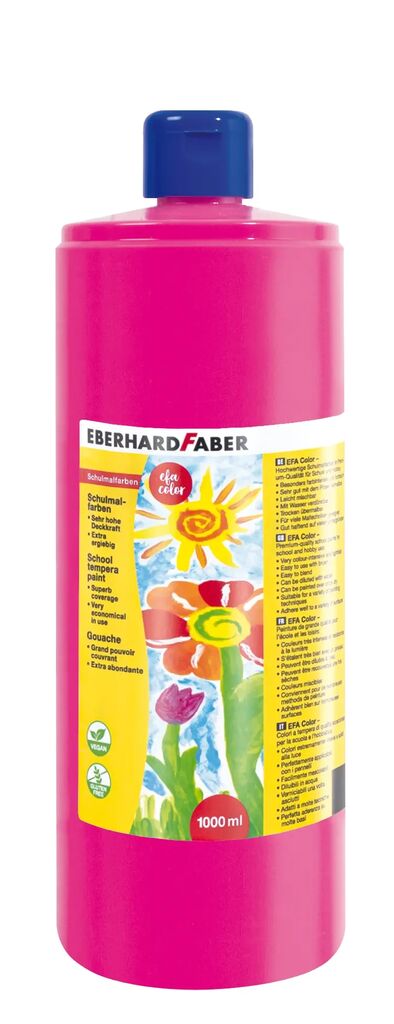 TEMPERA 1000 ML ROZ EBERHARD FABER