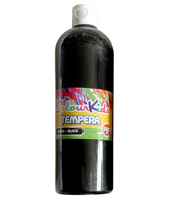 TEMPERA 500ML NEGRU COLOUR KIDS PIGNA
