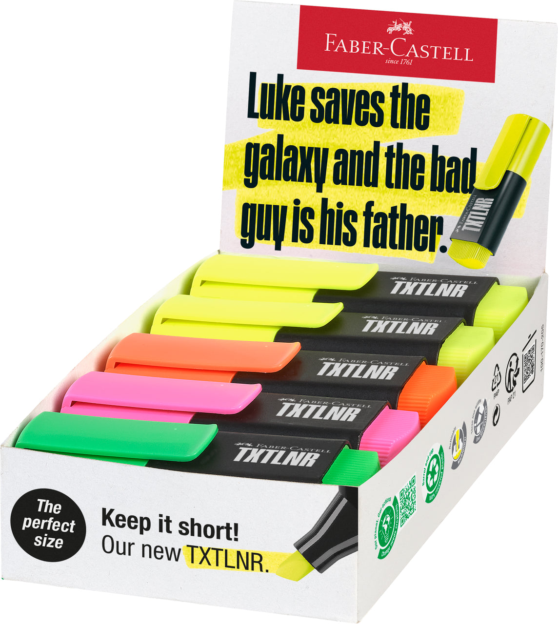 TEXTMARKER MINI SUPERFLUORESCENT CULORI ASORTATE FABER-CASTELL