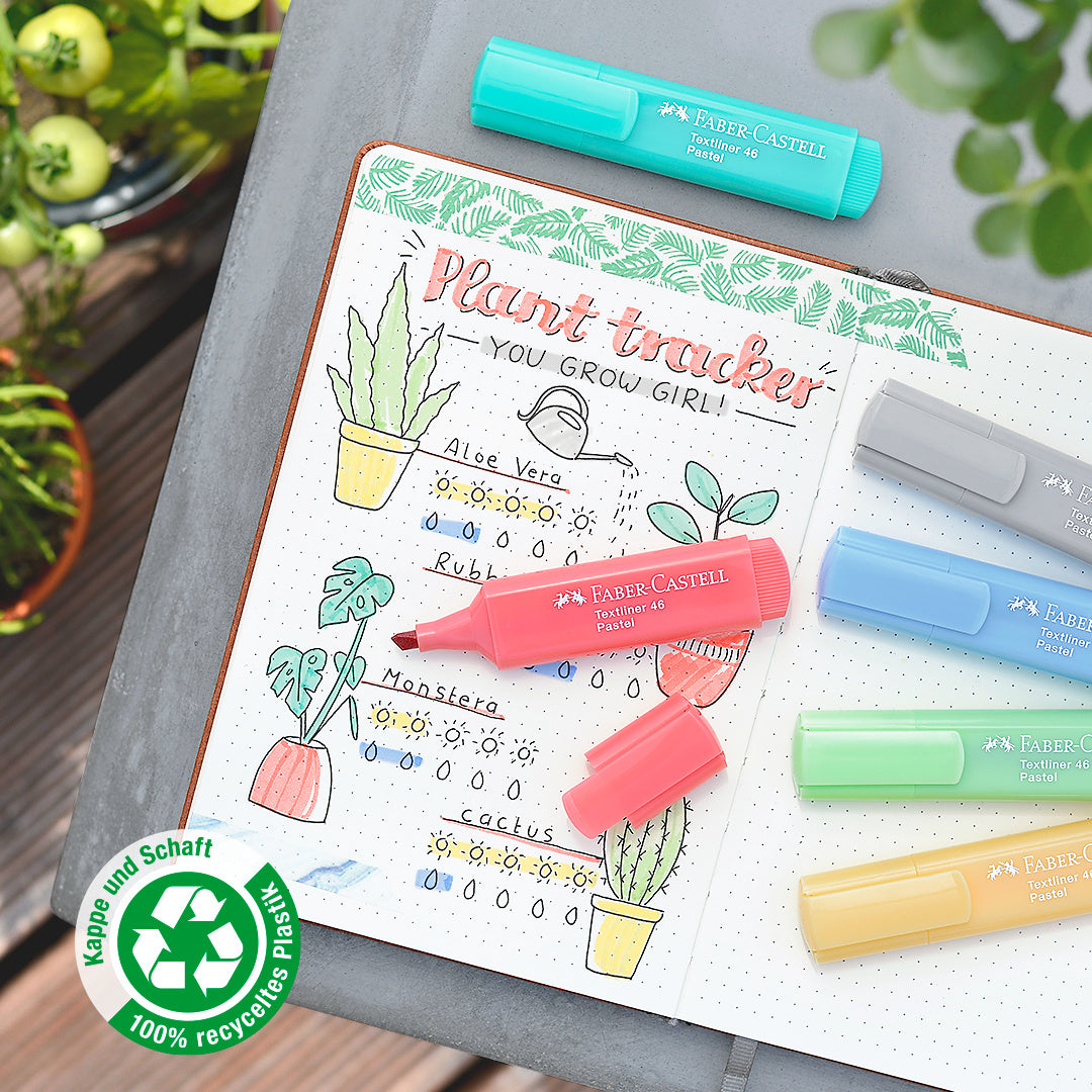 TEXTMARKER SET 8 PASTEL 1546 FABER-CASTELL